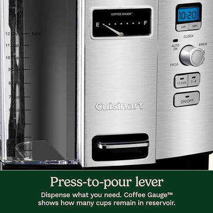 Cuisinart Coffee Maker, 12 Cup Programmable Drip, DCC-3000P1, Black