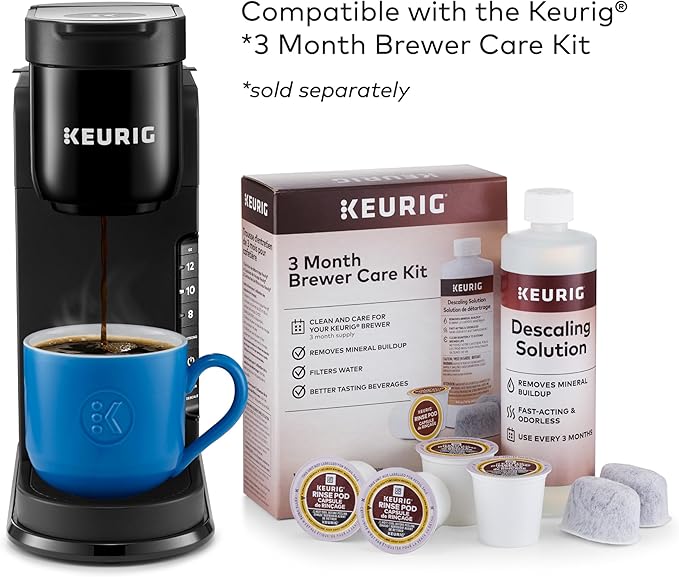 Keurig K-Express Single Serve K-Cup Pod Coffee Maker, 3 Brew Sizes, Strong Button Feature, 42oz Removable Reservoir, Black