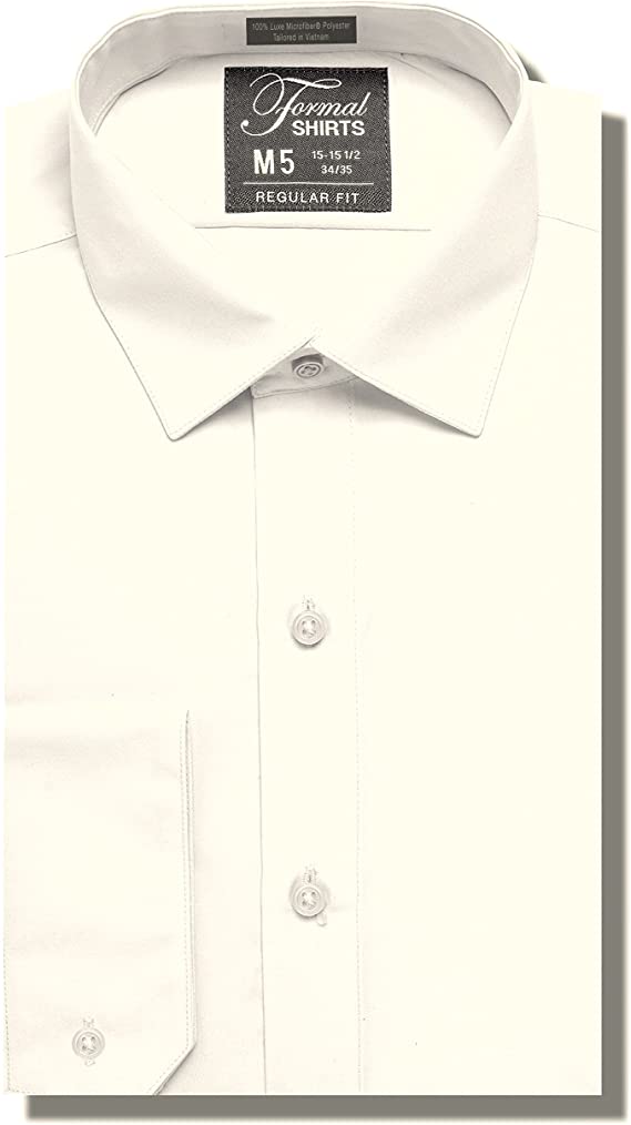 Luxe Microfiber® Men’s Regular Fit Dress Shirt, Tuxedo Shirt-5