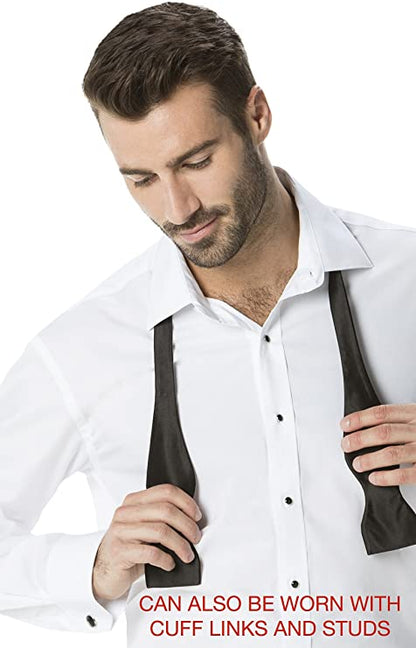 Luxe Microfiber® Men’s Regular Fit Dress Shirt, Tuxedo Shirt-3