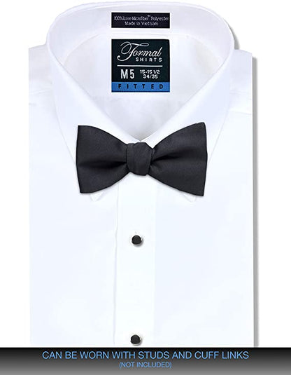 Luxe Microfiber® Men’s Fitted Dress Shirt, Tuxedo Shirt-1