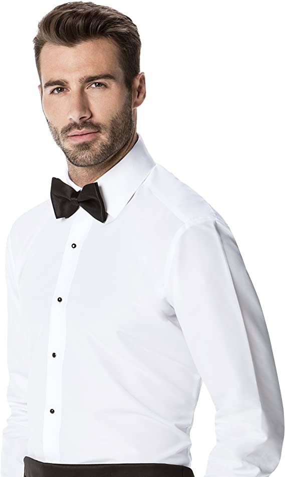 Luxe Microfiber® Men’s Fitted Dress Shirt, Tuxedo Shirt-2