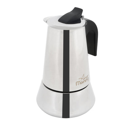 Any Morning Jun-4 Stainless Steel Espresso Coffee Maker 200 ml-1