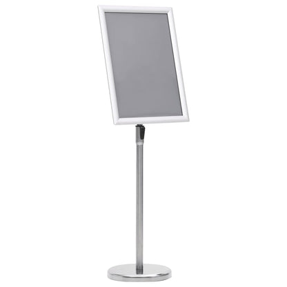NNEVL A3 Pedestal Poster Stand Silver Aluminium Alloy