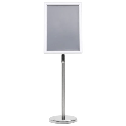 NNEVL A3 Pedestal Poster Stand Silver Aluminium Alloy