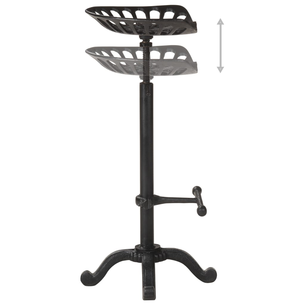 NNEVL Bar Stool Black Cast Iron