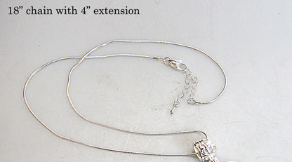 Bassets Hound Silver Plated Mother of Pearl Jewelry Pendant Necklace - 44025O-3