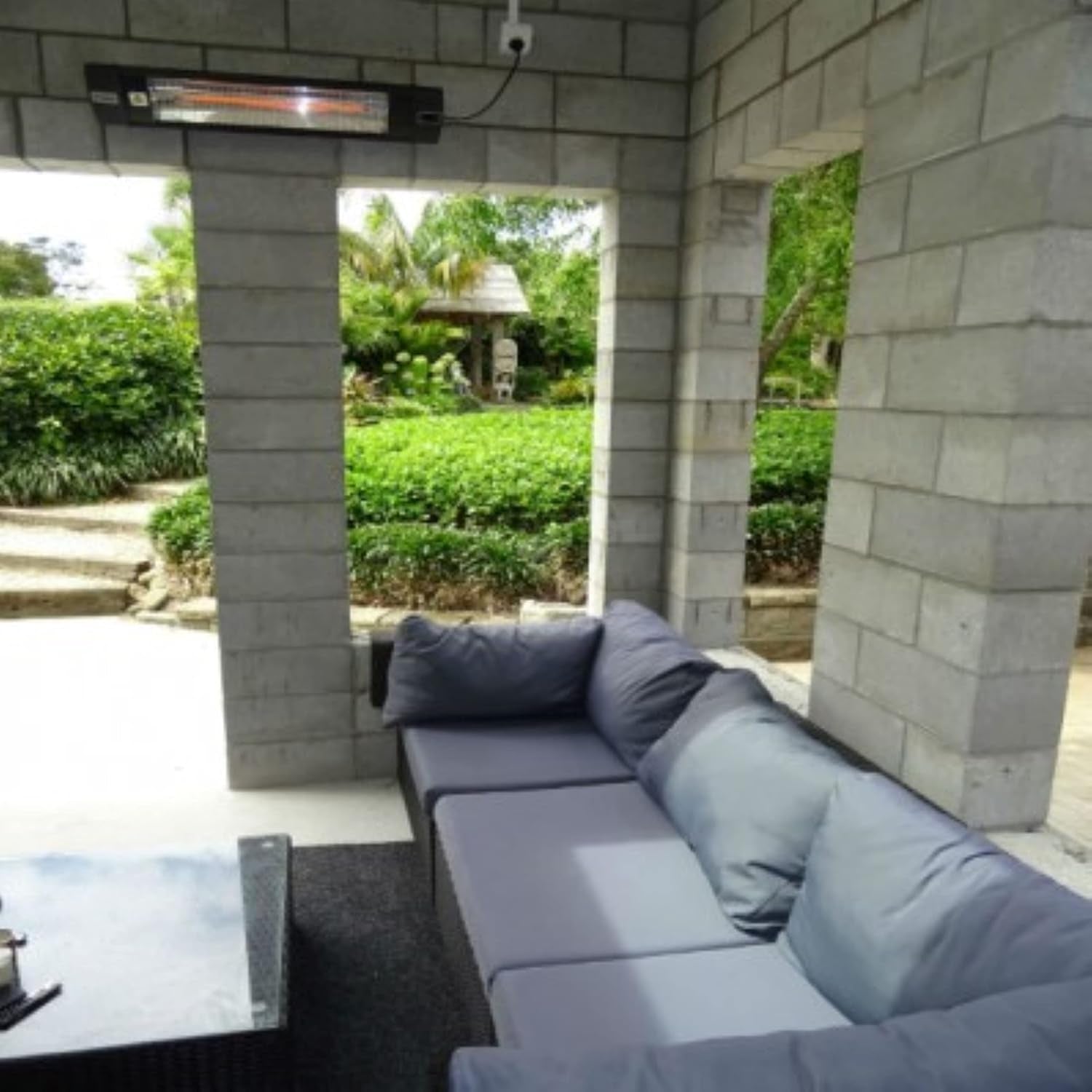 Dr Infrared Heater DR-238 Carbon Infrared Outdoor Heater for Restaurant, Patio, Backyard, Garage, and Decks, Standard, Black-0