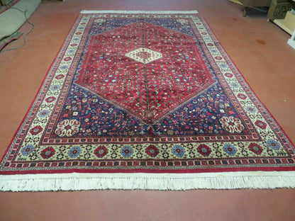 Persian Tribal Rug 7x10, Shiraz Carpet, Abadeh Rug