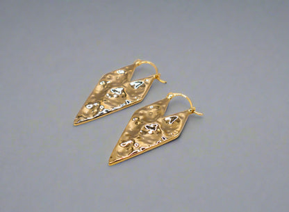 Gold Geometry Glam Earrings