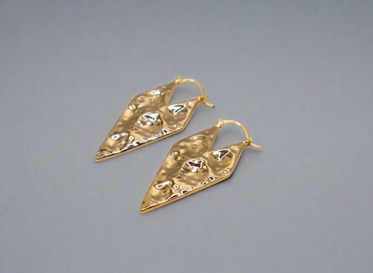 Gold Geometry Glam Earrings