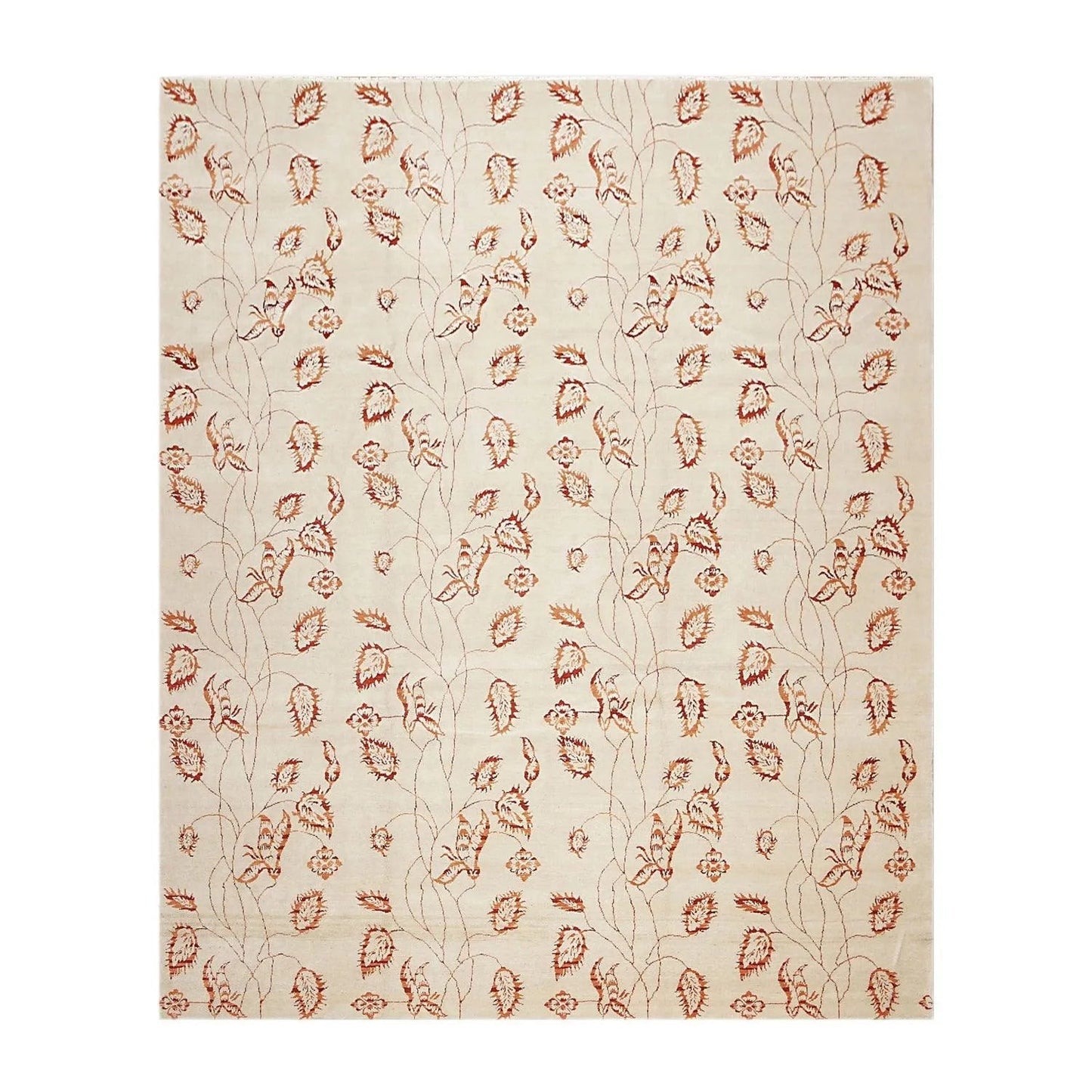 8' x 10' Hand Knotted Vegetable Dyes Oriental Area rug Beige-1