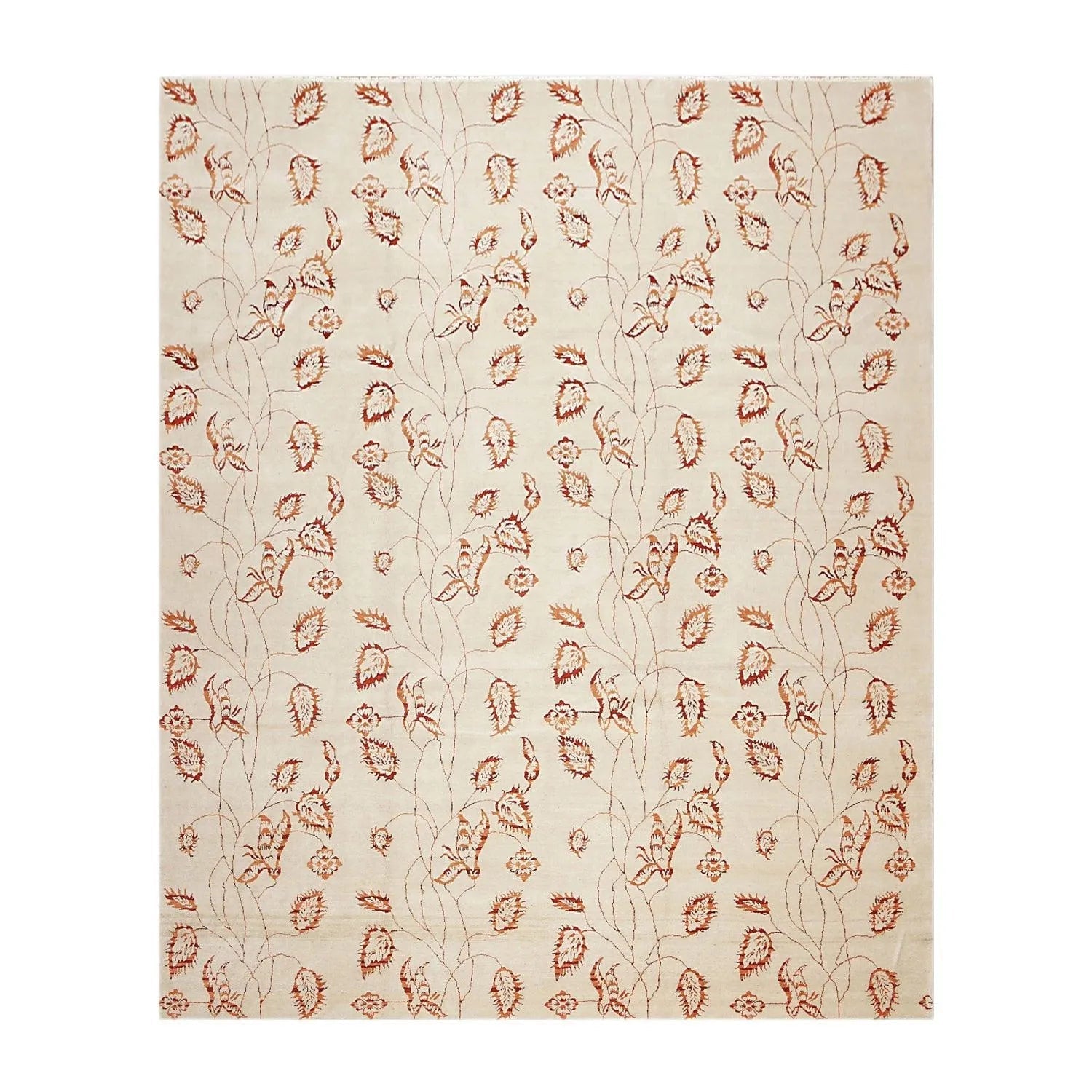 8' x 10' Hand Knotted Vegetable Dyes Oriental Area rug Beige-1