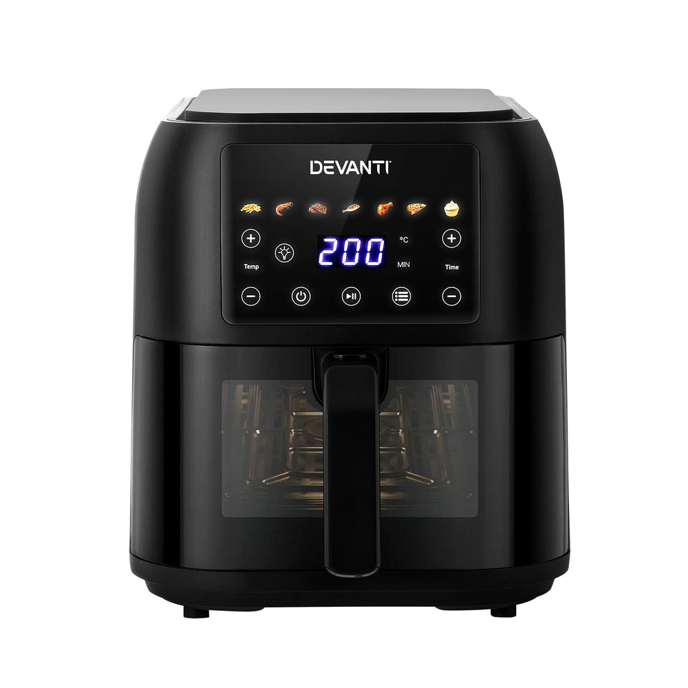 NNEDSZ Air Fryer 8L LCD Fryers-0