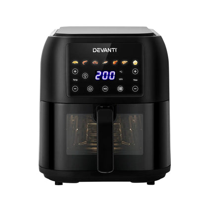 NNEDSZ Air Fryer 8L LCD Fryers-0