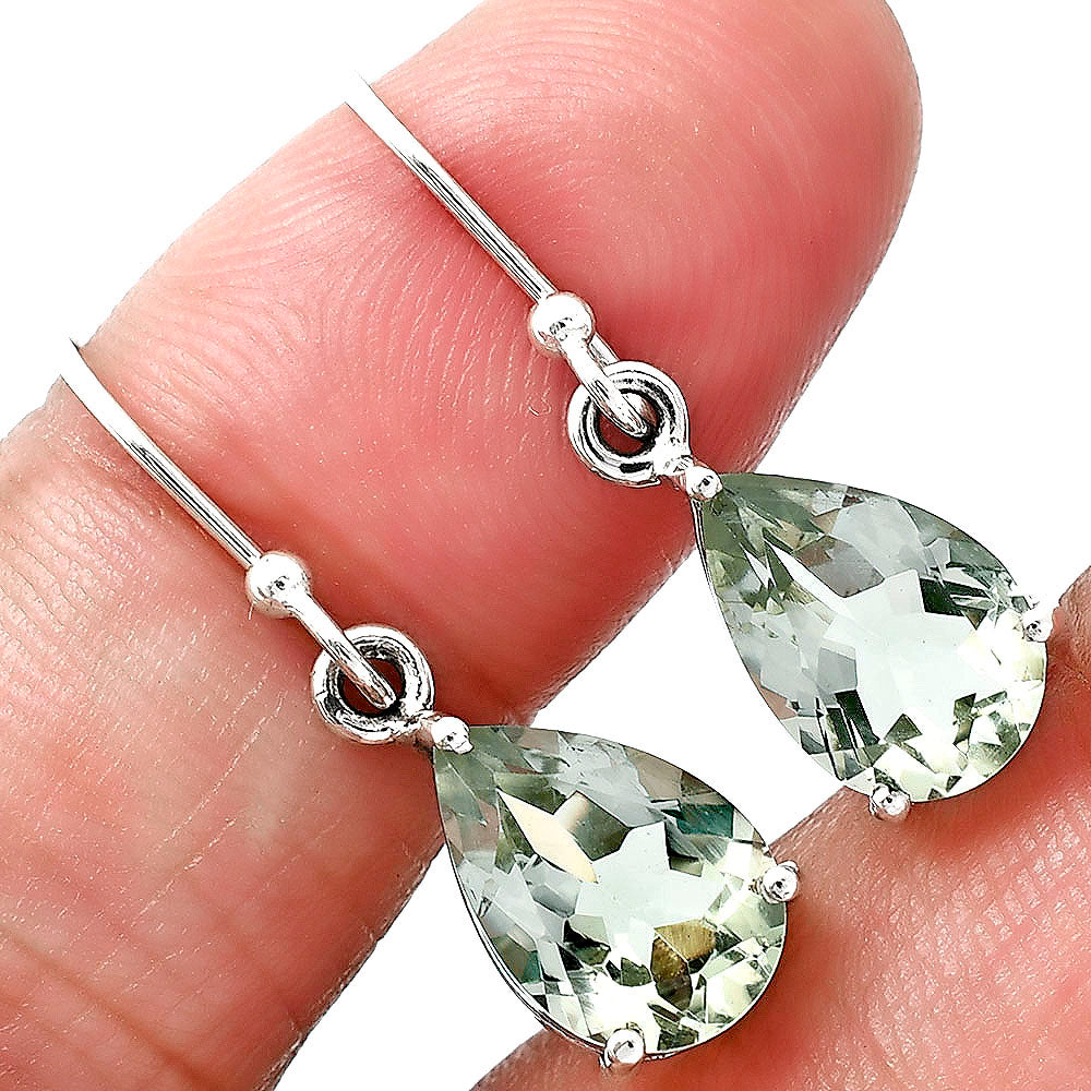 Natural Gemstones Pear Shape 925 Sterling Silver Earrings Jewelry E-1021 AGE1001-5