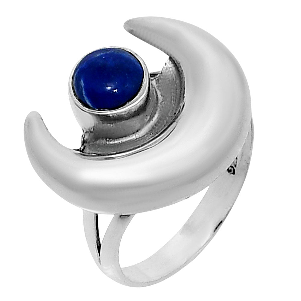 Natural Gemstones Round Shape 925 Silver Ring Size 5-9 Jewelry AGR1032 R-1072-3