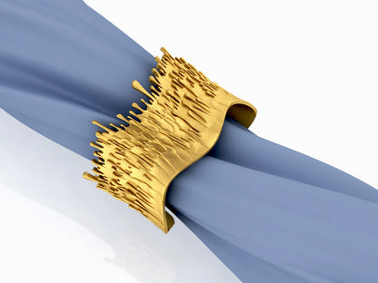 Antonio Wehrli Gravity Paint Drip Bracelet: Art into Jewelry-Sterling Silver