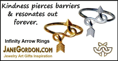 Infinity Ring- 18K Gold. Celebrate the Infinite of Everything.