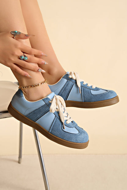Raina Two Tone Lace-up Sneakers