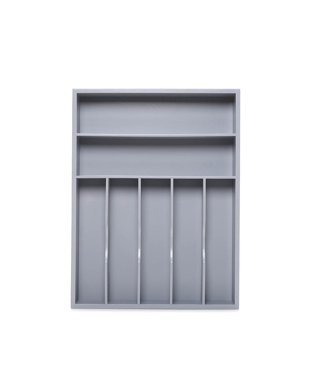 Gray Silverware Tray