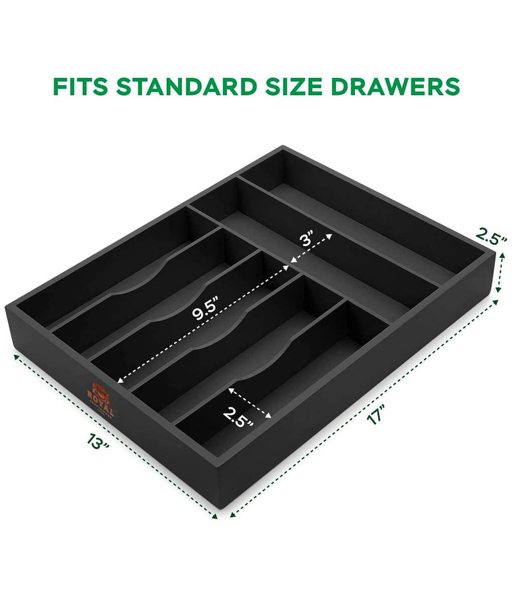Silverware Tray Black