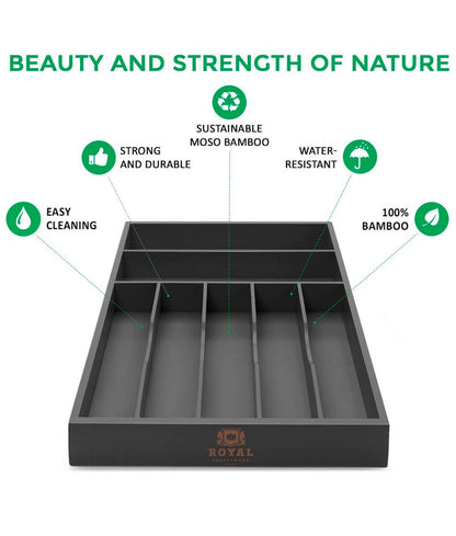 Silverware Tray Black