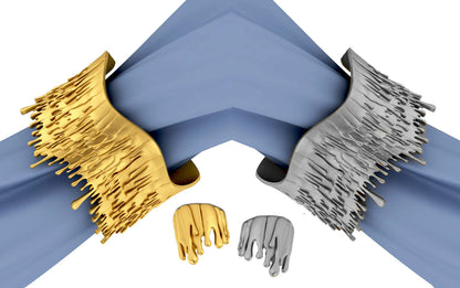 Antonio Wehrli Gravity Paint Drip Bracelet: Art into Jewelry-18K Gold