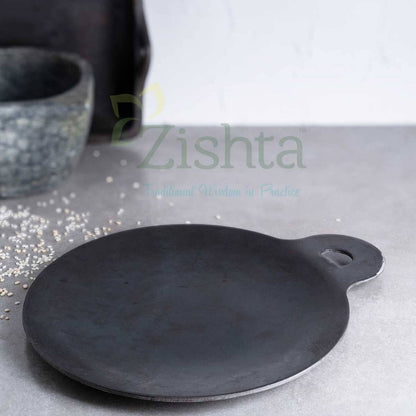 Breakfast Medium Cast Iron Combo: Iron Dosa Tawa, Cast Iron Kadai & Paddu-Appe