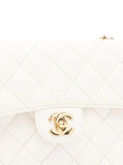 Chanel Handbag- Classic White Square Mini Flap Bag