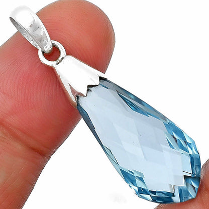 Natural Gemstones Kite Shape 925 Silver Pendant Jewelry DGP1005 P-1016-2
