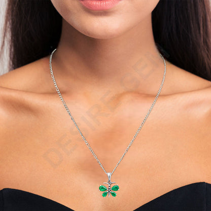 Natural Gemstones Pear Shape 925 Silver Pendant Jewelry DGP1008 P-1117