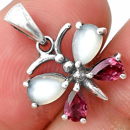 Natural Gemstones Pear Shape 925 Silver Pendant Jewelry DGP1008 P-1117