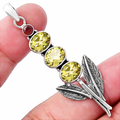 Natural Gemstones Oval Shape 925 Silver Pendant Jewelry DGP1014 P-1128