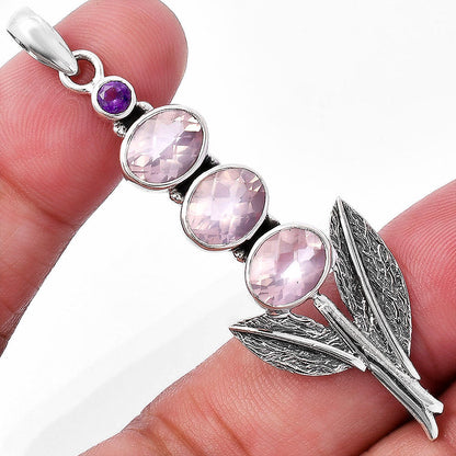 Natural Gemstones Oval Shape 925 Silver Pendant Jewelry DGP1014 P-1128