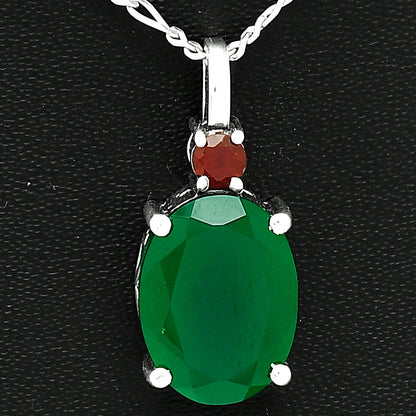 Natural Gemstones Oval Shape 925 Sterling Silver Pendant Jewelry DGP1020 P-1113