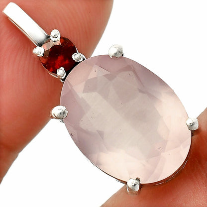Natural Gemstones Oval Shape 925 Sterling Silver Pendant Jewelry DGP1020 P-1113