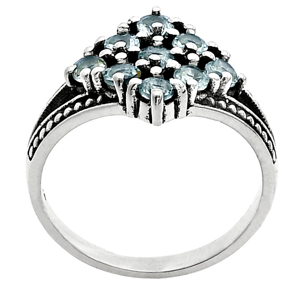 Natural Gemstones 925 Sterling Silver Ring Size 5-9 Jewelry DGR1106 R-1018