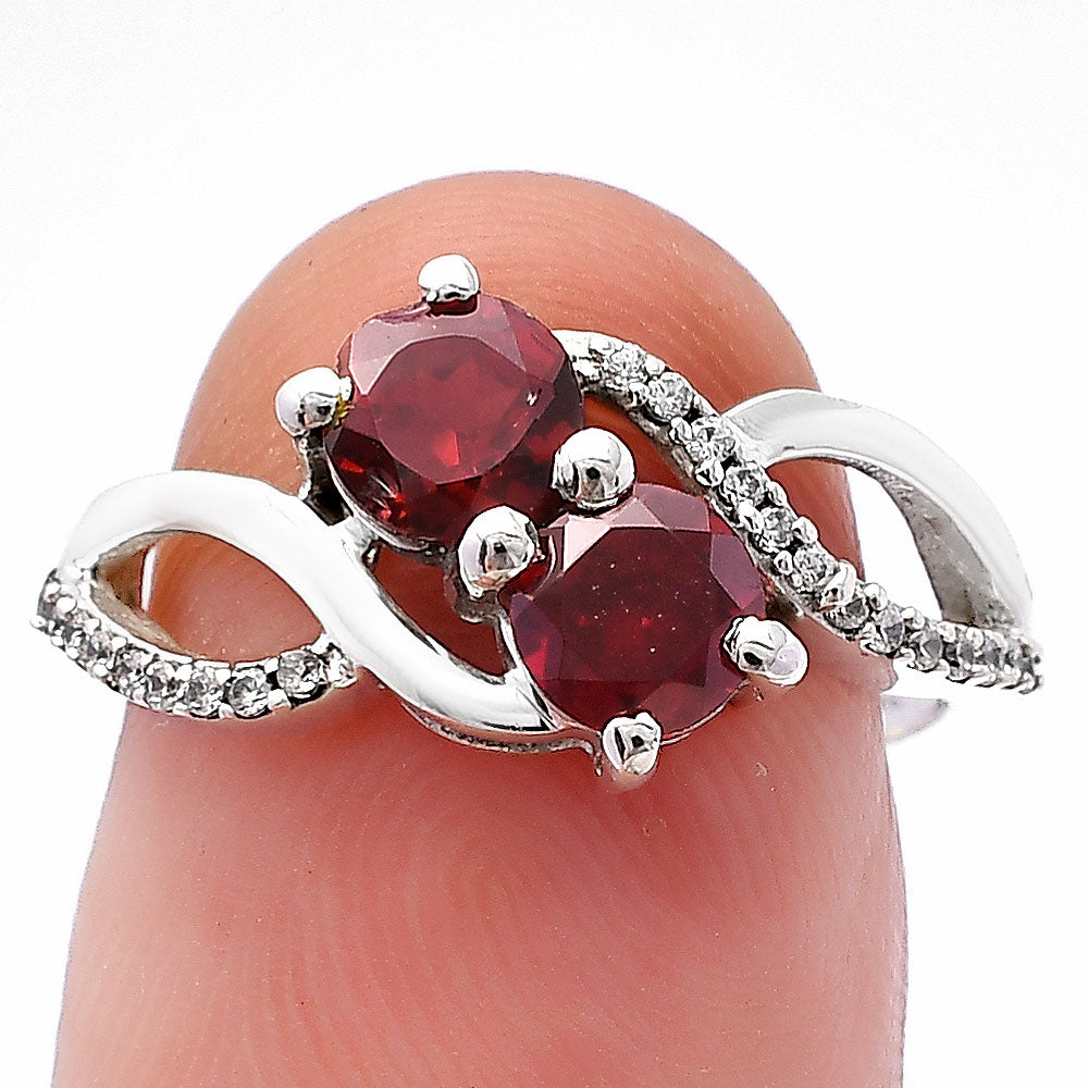 Natural Gemstones 925 Silver Ring Size 5-8 Jewelry DGR1130 R-1033