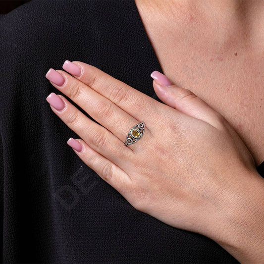 Natural Gemstones 925 Silver Ring Size 5-8 Jewelry DGR1132 R-1043