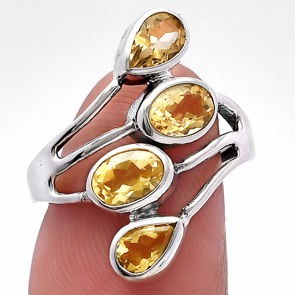 Natural Gemstones 925 Silver Ring Size 5-8 Jewelry DGR1133 R-1053