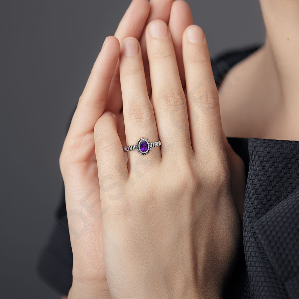 Natural Gemstones 925 Silver Ring Size 5-8 Jewelry DGR1134 R-1045