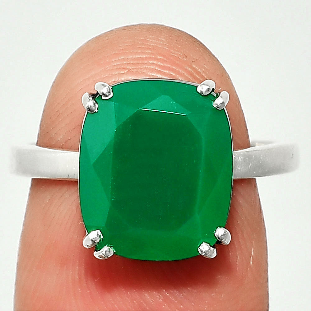 Natural Gemstone Cushion Shape 925 Silver Ring Size 7-9 Jewelry DGR1139 R-1020-6