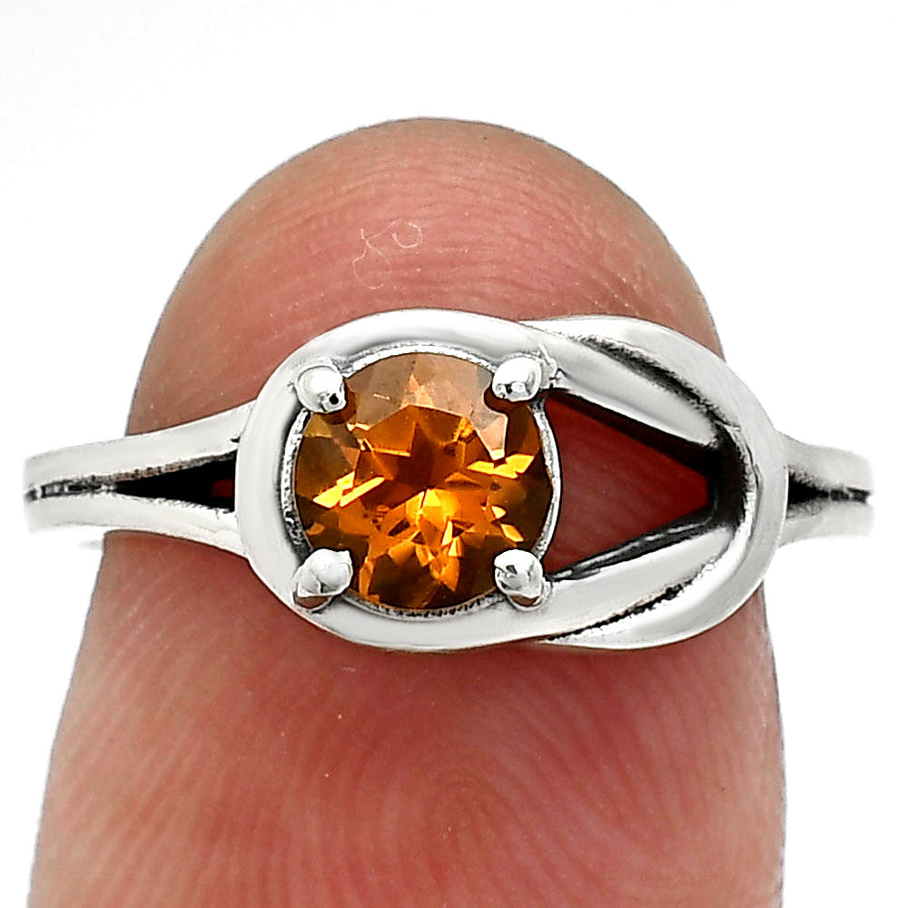 Natural Gemstones Round Shape 925 Silver Ring Size 6-9 Jewelry DGR1141 R-1215-2