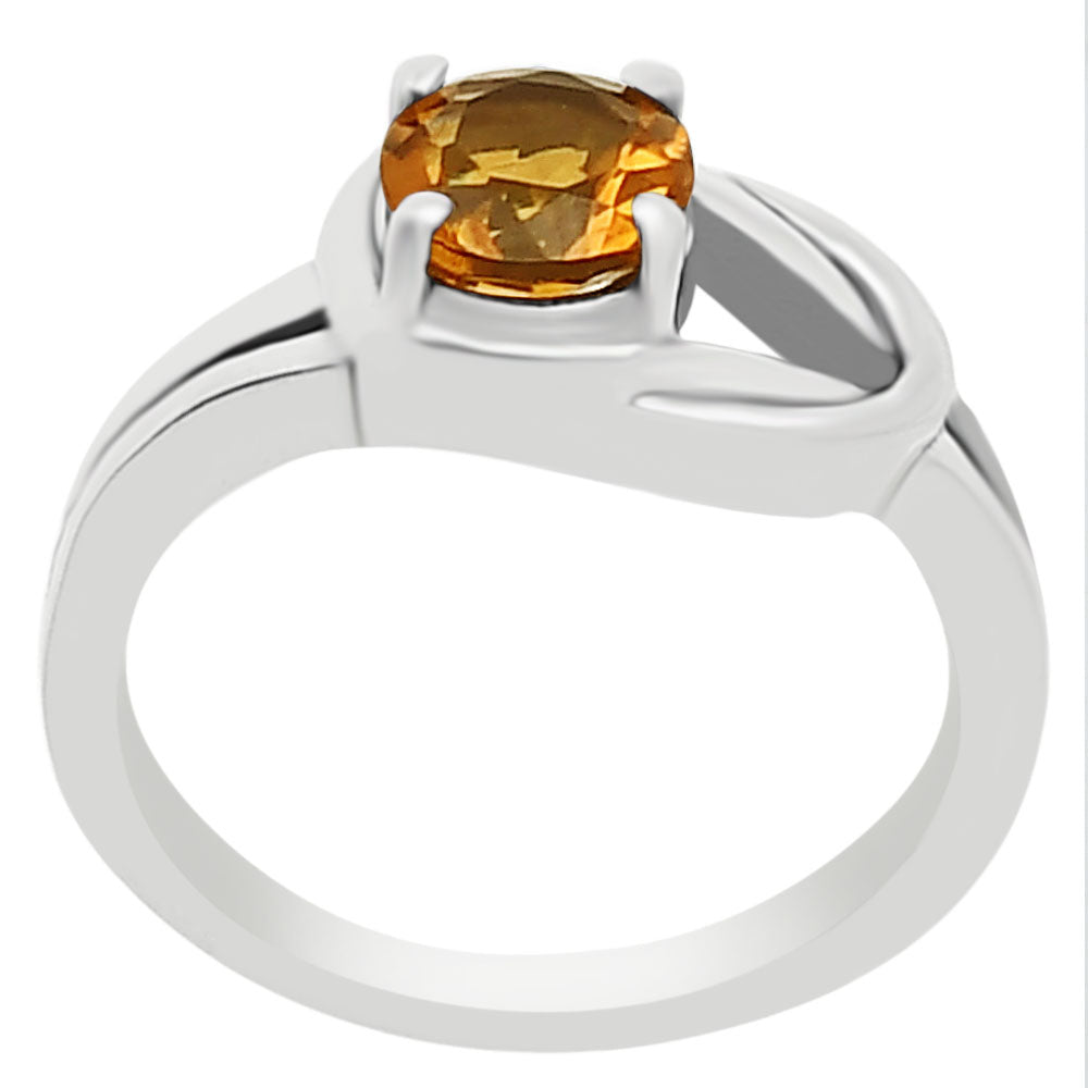 Natural Gemstones Round Shape 925 Silver Ring Size 6-9 Jewelry DGR1141 R-1215-4