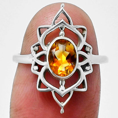 Natural Gemstones Oval Shape 925 Silver Ring S. 6-9 Jewelry DGR1143 R-1744-5