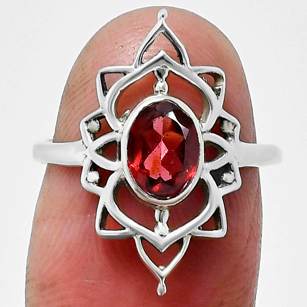 Natural Gemstones Oval Shape 925 Silver Ring S. 6-9 Jewelry DGR1143 R-1744-7