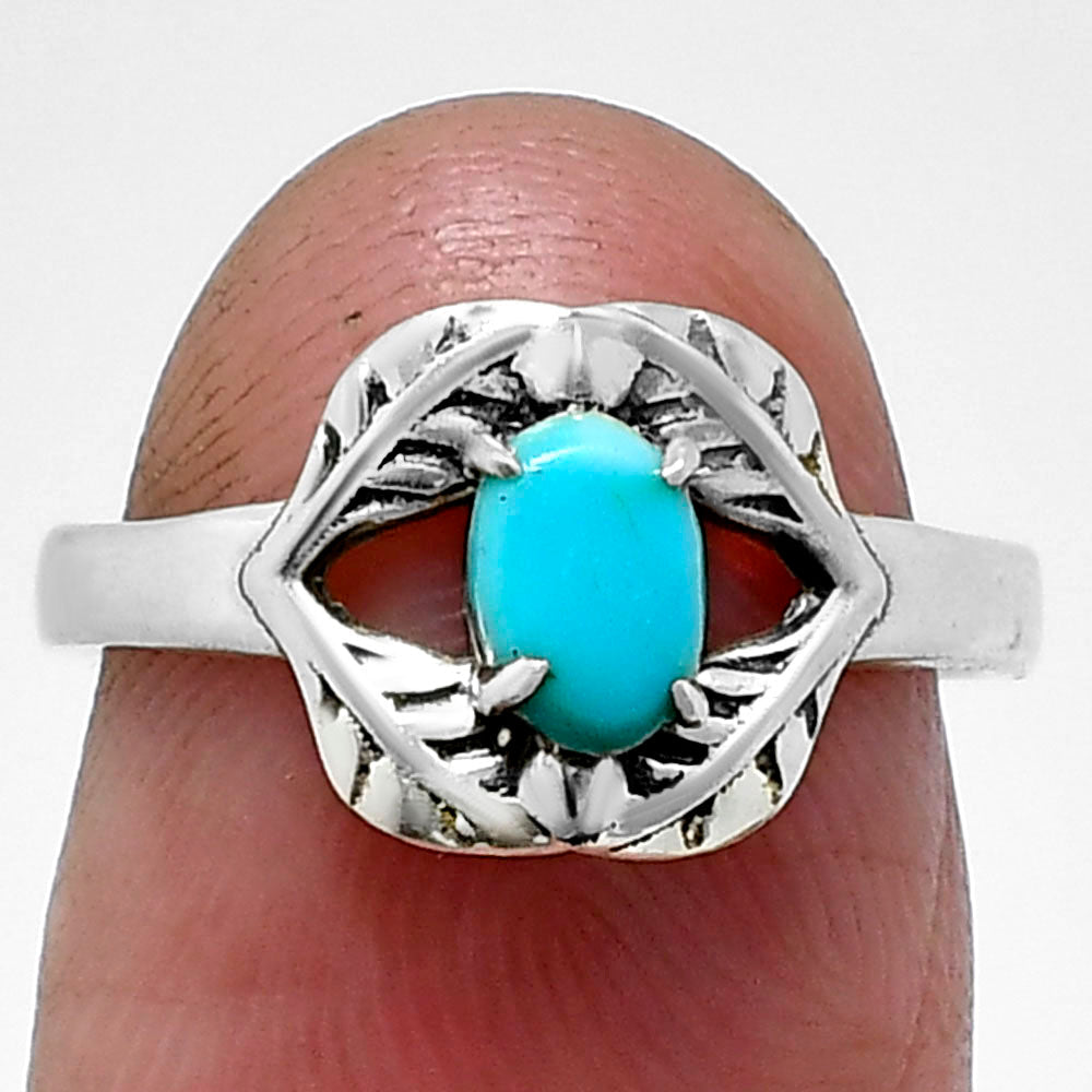 Natural Gemstones Oval Shape 925 Silver Ring S. 6-9 Jewelry DGR1144 R-1745-2