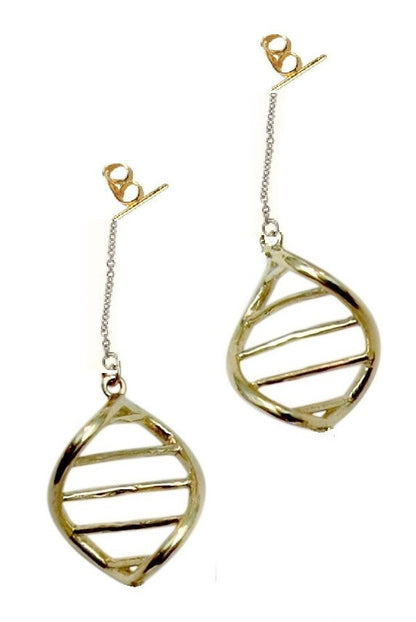 DNA Strand Chain Necklace-14K