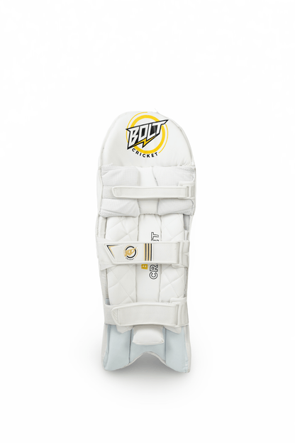 Bolt Apex Batting Pads - White